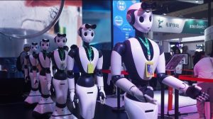 Robots Perform At 2023 World Artificial Intelligence Conference In East China