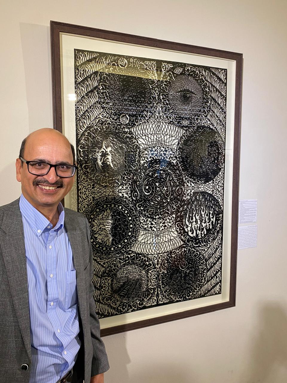 Neil Hawkins Opens Australian-Pakistan Artist's Art exhibition in Islamabad