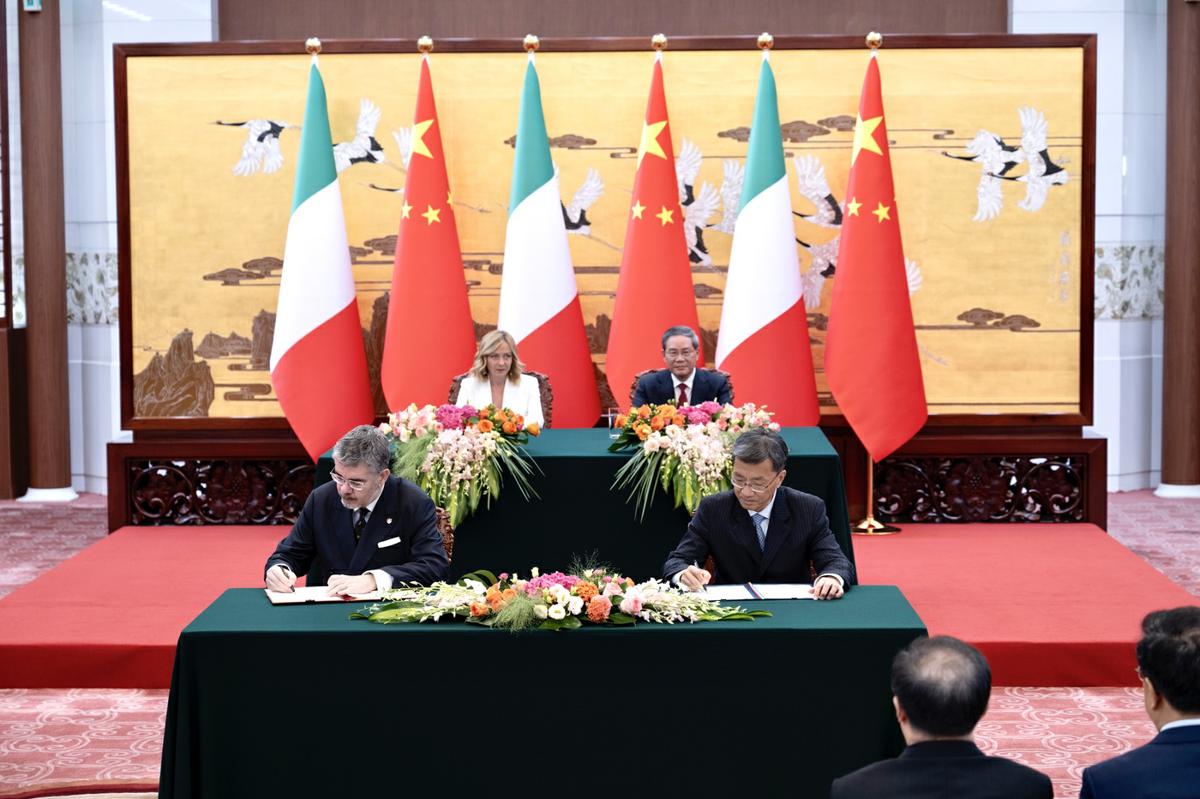 Italy And China Pledge To Bolster Cooperation