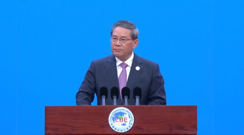 Chinese Pm At China International Import Expo2024 ,#Ciie2024, In Shanghai Nsn Asia 2024 3