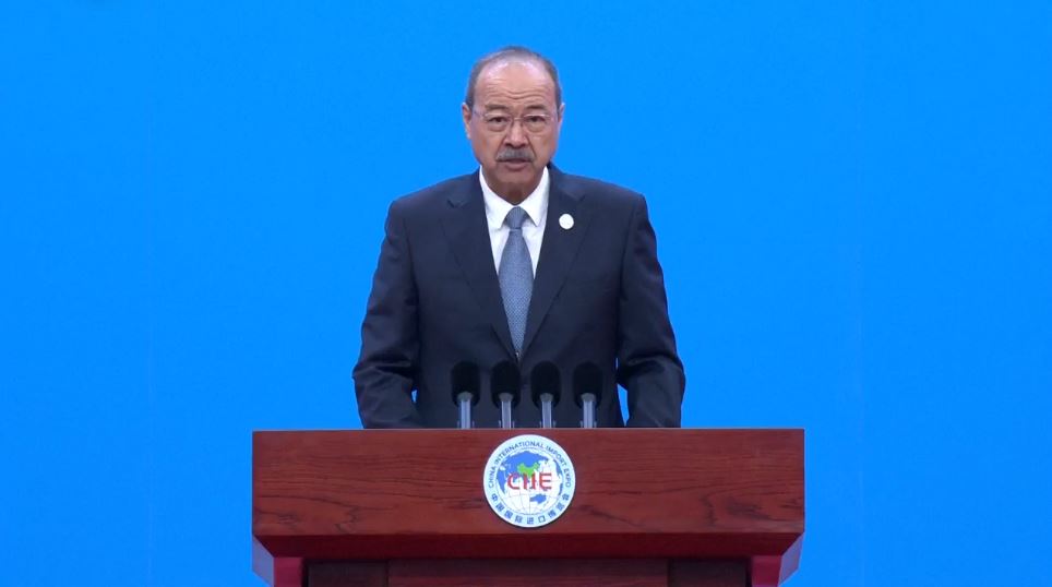 Uzbek Prime Minister Abdulla Aripov At China International Import Expo2024 ,#Ciie2024, Opens In Shanghai Nsn Asia 2024 3