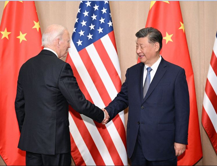 Xi Jinping Meets With President Biden On Sidelines Of Apec Summit In In Lima, Peru 2024 Nsn Asia 2