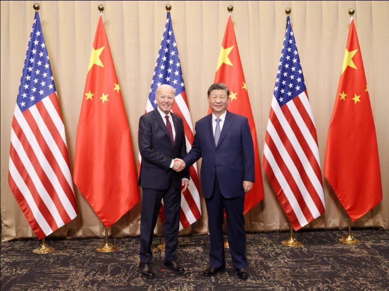 Xi Jinping Meets With President Biden On Sidelines Of Apec Summit In In Lima, Peru 2024 Nsn Asia