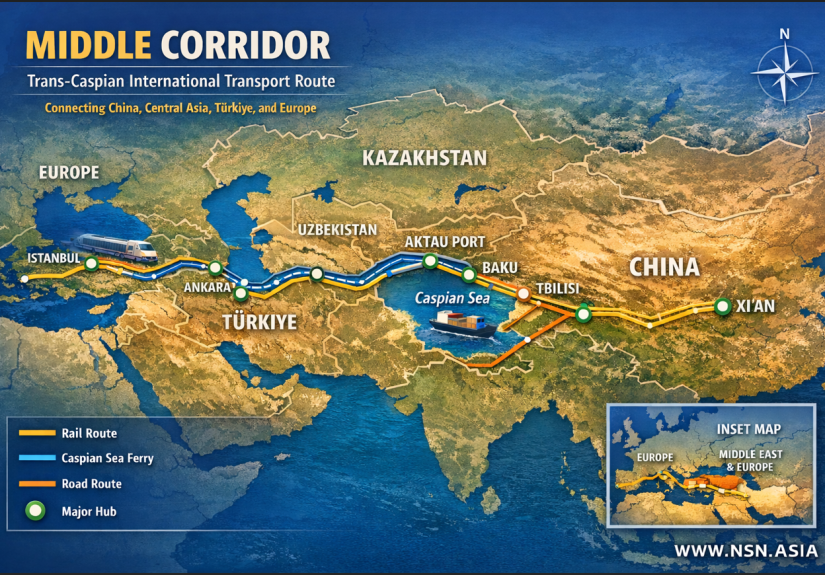 Connectivity under Trans Caspian International Transport Route NSN ASIA 2026