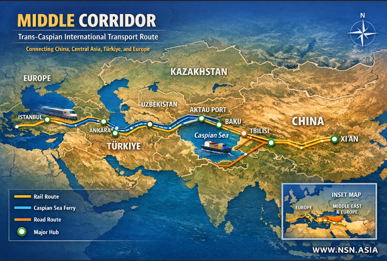 Connectivity under Trans Caspian International Transport Route NSN ASIA 2026