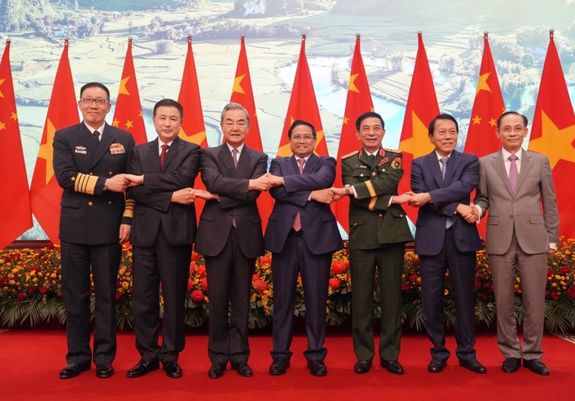 Vietnamese PM Pham Minh Chinh met with Chinese FM Wang Yi and other senior Chinese officials in Hanoi.