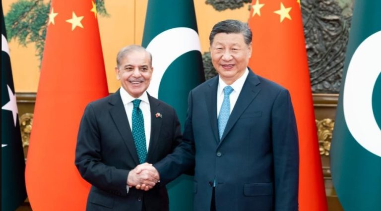 Chinese-President-Xi-Jinping-meets-with-Pakistani-Prime-Minister-Shehbaz-Sharif