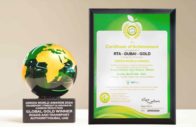 Roads-and-Transport-Authority-of-Dubai-Wins-Global-Gold-at-Green-World-Awards-for-Environmental-Sustainability-Practices