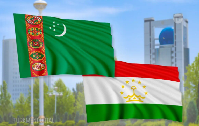 Turkmenistan-and-Tajikistan-Flag