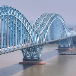 train-G8388-passes-through-the-Dashengguan-Yangtze-River-Bridge-in
