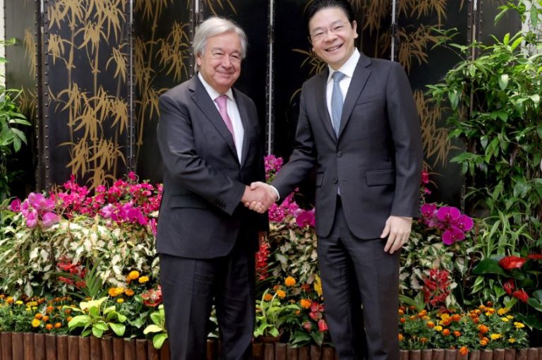 Singapore-Prime-Minister-Lawrence-Wong-meeting-WITH-Antonio-Guterres-Secretary-General-of-the-United-Nations-UNSG-during-his-first-Official-Visit-to-Singapore-from-31-August-to-2-September-2024