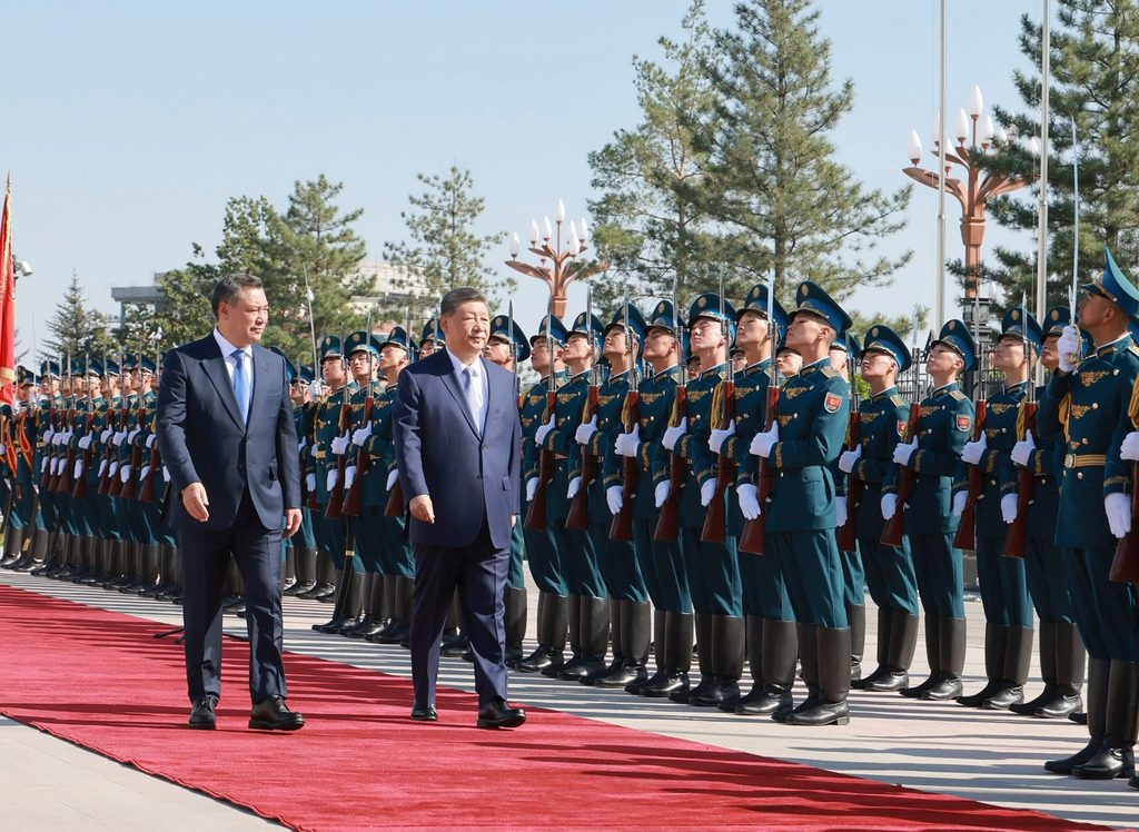 Chinese President Xi Jinping arrives in Bishkek to attend the Shanghai Cooperation Organization Summit 2026 