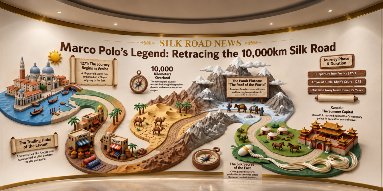 Marco Polo's Silk Road Journey The 10,000 KM Voyage from Venice to Beijing 1
