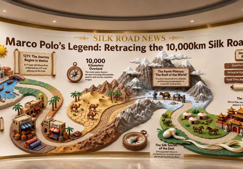 Marco Polo's Silk Road Journey The 10,000 KM Voyage from Venice to Beijing 1