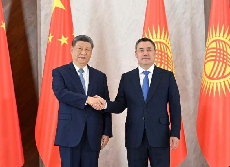 Presidents Sadyr Japarov and Xi Jinping sign a historic Treaty on Everlasting Good Neighborliness in Bishkek, as 32 agreements are inked on the sidelines of the SCO Summit 2026