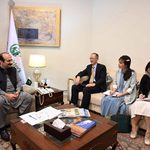 Pakistan and China agree to strengthen youth cooperation in education, skills, employment, technology and innovation as PMYP Chairman Rana Mashhood Ahmed Khan meets Chinese envoy Shi Yuanqiang in Islamabad.
